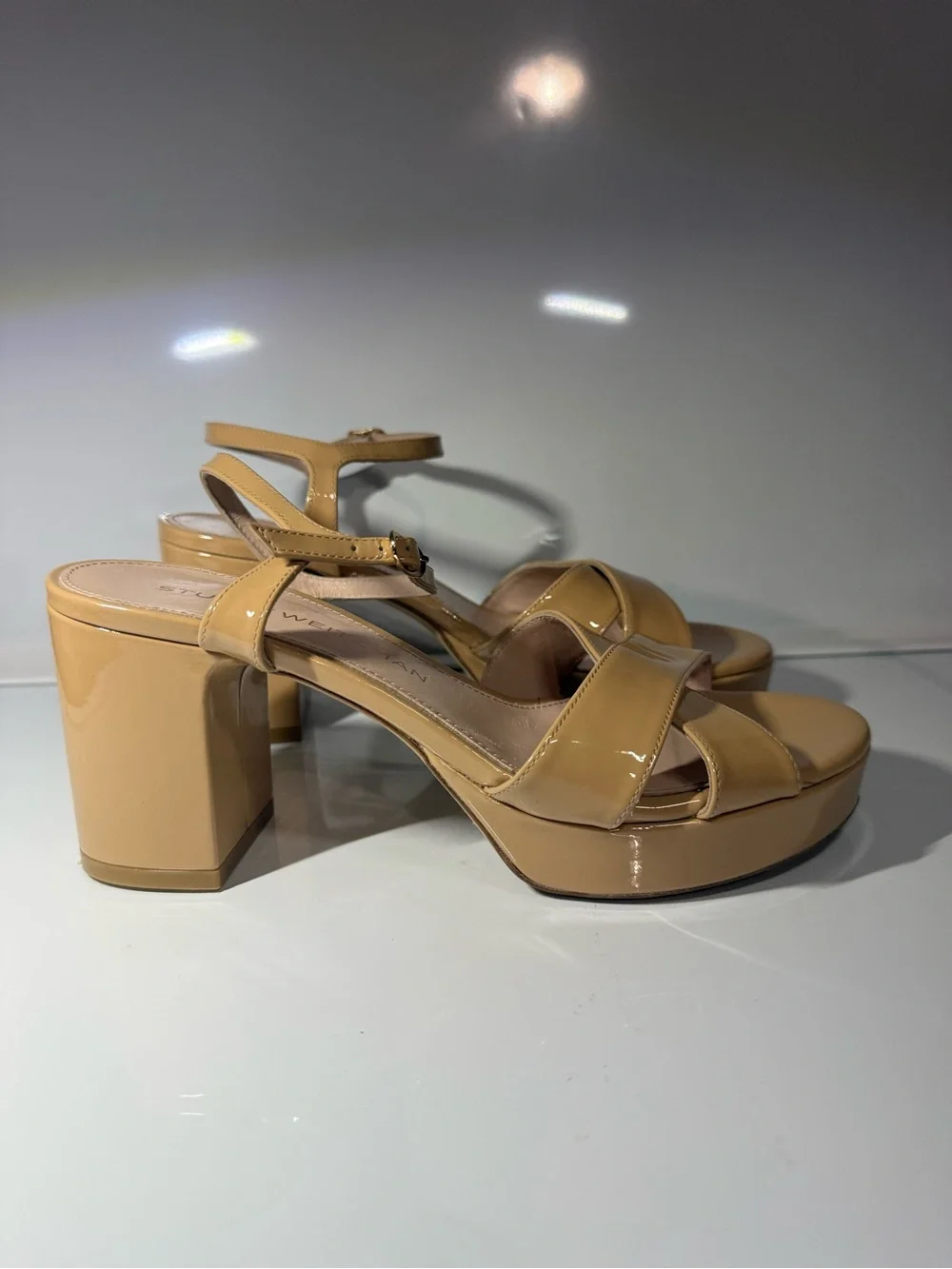 Stuart Weitzman Dayna plataforma sandal 80 size 8